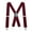 bourgogne, variante sur Buyless Fashion Bretelles pour Hommes - 48 Pouces Élastiques Ajustables Robustes 2 Pouces de Large - Dos en X