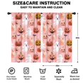 thumbnail image 2 of Blackout Kids Curtains,Cute Ghost Pumpkin Halloween Pattern Childrens Insulated Curtains Set Of 2,Bedroom Essentials,Toddler Room Decor 52"x84", 2 of 5