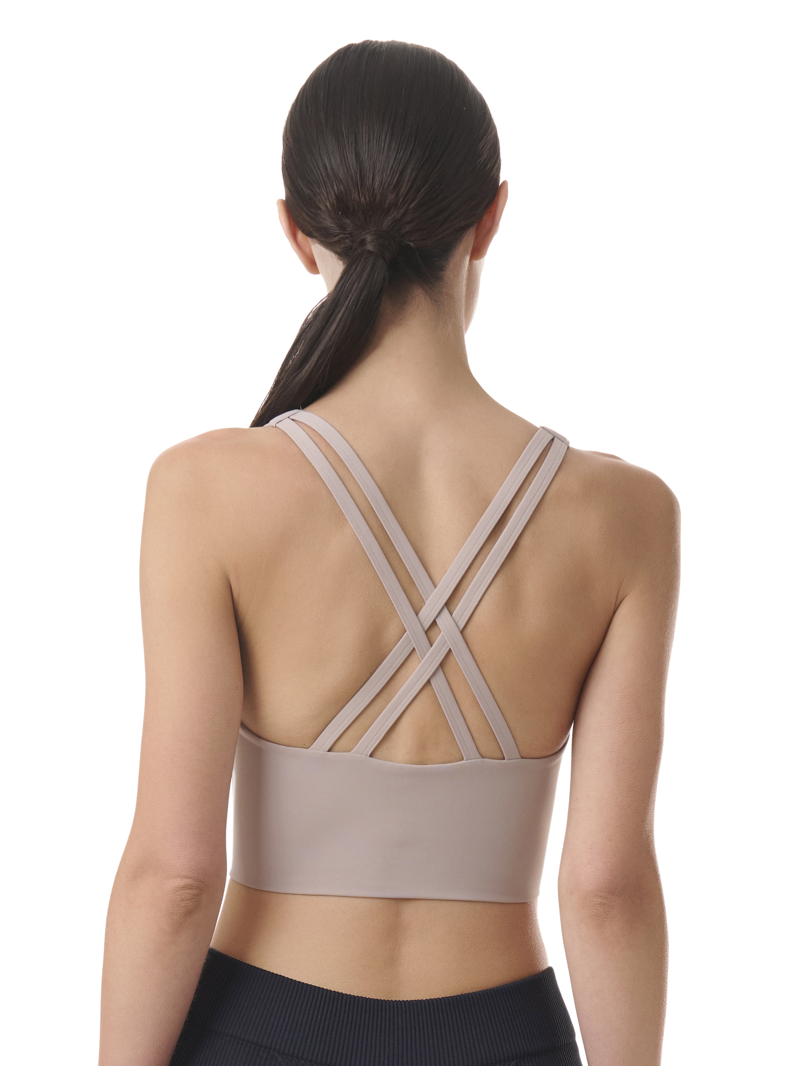 Avia Women's Low Impact Longline Strappy Back Sports Bra, Sizes XS-XXXL