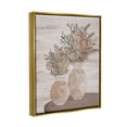 thumbnail image 4 of Stupell Industries Modern Farmhouse Blooms Botanical & Floral Painting Gold Floater Framed Canvas Art Print Wall Art, 17 x 21, 4 of 10