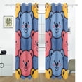 thumbnail image 2 of Full Bears Black Out Curtains 72 Inch Length Curtains for Sliding Glass Doors Bedroom Living Room 2 Pack, 2 of 6