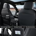 thumbnail image 2 of Fundas de Asiento Delantero Coverado para Toyota Tundra 2014 a 2021 Piel Sintética Impermeable, 2 of 5