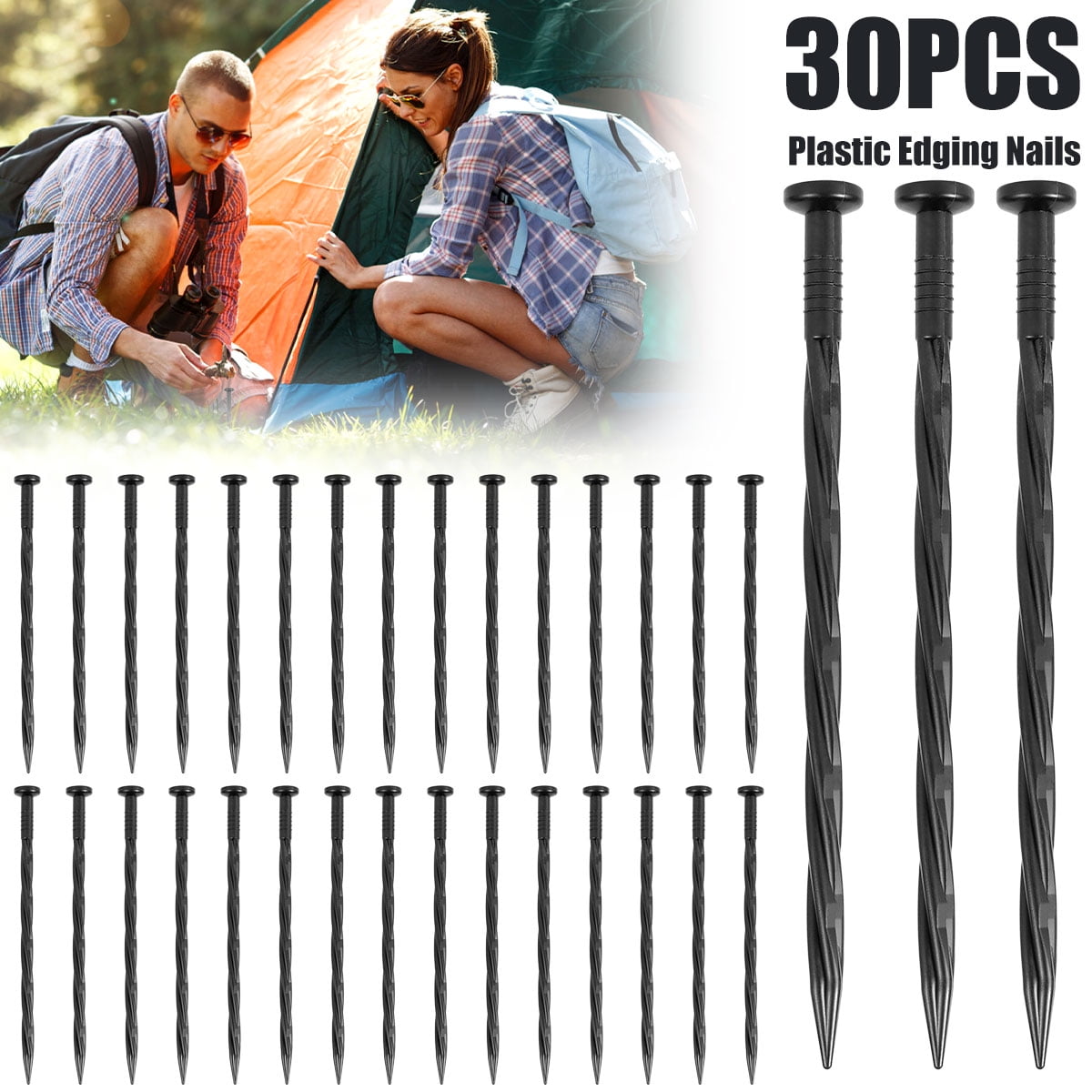 Lawn Edging Anchors Tent Pegs Lot of 8 Expert Gardener Metal Garden Stakes Lawn Edging Anchors Tent Pegs Lot of 8 Expert Gardener Metal Garden Stakes