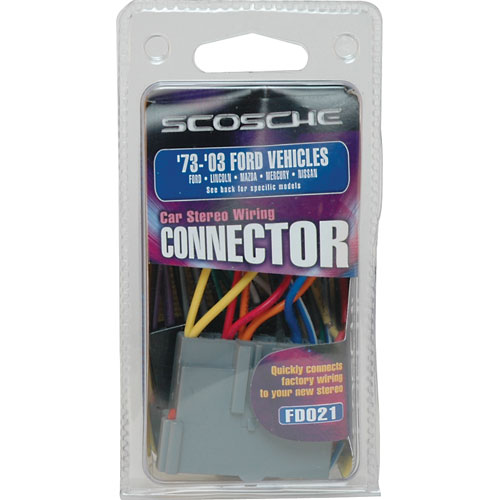 Scosche FD02 Car Stereo Connector - Wiring harness