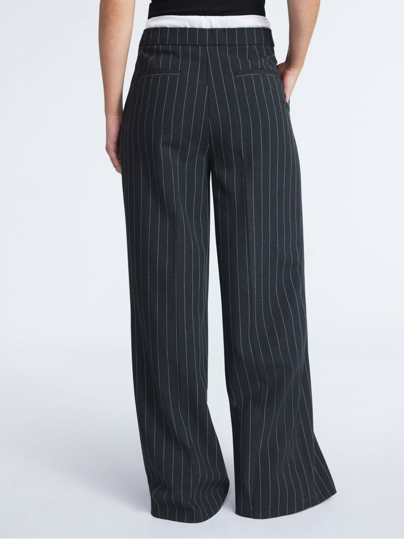 Highwaist ribbon pants アンドマリー Sサイズ ANDMARY】Highwaist ribbon pants