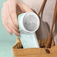 thumbnail image 1 of QJUHUNG 1PCS Portable Electric Fabric Shaver - Efficient Lint Remover With USB Plug For Sweaters  Clothes  Bedding  Furniture  Carpet  And Sofa - Easy To Use  Compact zzz, 1 of 6