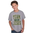 thumbnail image 5 of Religious Christian Team Jesus Crewneck T Shirts Boy Girl Teen Brisco Brands XS, 5 of 6