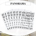 thumbnail image 2 of Kit de NúMeros de Letras de Vinilo Autoadhesivo de 16 Hojas, Etiquetas Engomadas de NúMeros de Letras CalcomaníAs de Bricolaje Etiquetas de Despensa para Letreros, 2 of 5