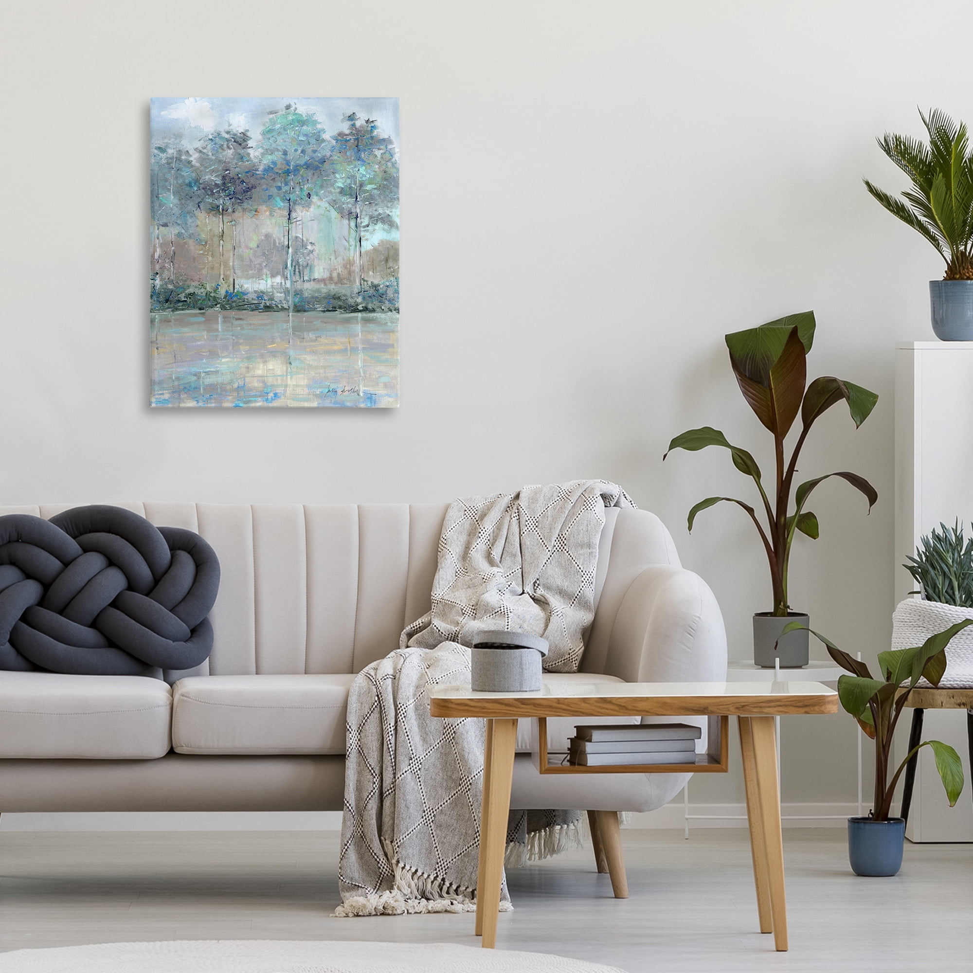 Stupell Industries Subdued Expression of Trees Canvas Wall Art, design by Sally Swatland