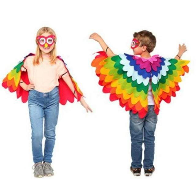 Dress Up America 1062-T4-S Costume Coloré de Parrot - Bambin 4 et Petit