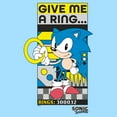 thumbnail image 2 of Men's Sonic the Hedgehog Give Me a Ring  Graphic T-Shirt, 2 of 4