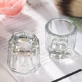 thumbnail image 4 of Minkissy 2Pcs Manicure Glass Crystal Cups Liquid Holder Container Tint Bowl Nail Styling Tool Equipment Tools (without Cover), 4 of 4