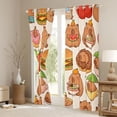 thumbnail image 3 of Erosebridal Ramen Capybara Curtains Pack of 2 (42x84 Each) for Kid, Cute Cartoon Animals Curtains Blackout, 3 of 6
