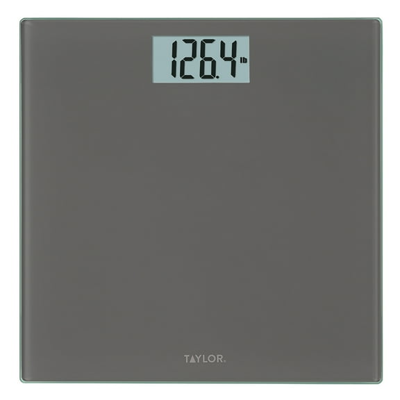 Taylor Digital Glass Bathroom Scale with Black Finish