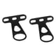 thumbnail image 4 of 2 soportes de soporte fijos para cesta delantera de bici, universales y resistentes para la instalación de cestas de bici para bicis de Negro, 4 of 8