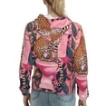 thumbnail image 7 of Sikiie Cheetah On Toilet Humor Art Women's Casual Hoodies Long Sleeve Lightweight Pullover Tops Loose Sweatshirt-XX-Large, 7 of 7