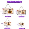 thumbnail image 5 of Happy Thanksgiving Doberman Pinscher Welcome Thankful Fall Autumn Pumpkin Landscape Wood Sign Doberman Dog Lover Gifts Hanging Wall Home Decor - 02021, 5 of 5