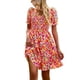thumbnail image 1 of WILLBEST Vestidos Casuales para Mujer con Curvas Vestido de Gasa de Manga Corta con Estampado Floral para Mujer Vestido de Pastel En Capas para Verano Mediana​​, 1 of 2