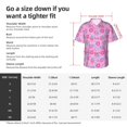 thumbnail image 5 of Fuzoiu Donuts Print Hawaiian Shirt for Men, Summer Beach Casual Short Sleeve Button Down Shirts, Men’s Beach Summer Shirts with Pocket,3X-Large, 5 of 7