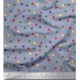 thumbnail image 1 of Soimoi Cotton Duck Fabric Dot & Triangle Geometric Print Fabric by Yard 56 Inch Wide, 1 of 3