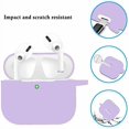 thumbnail image 4 of Funda de silicona lavanda púrpura para AirPods Pro Cypher.V, 4 of 6