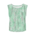 thumbnail image 5 of Karight Womens Workout Tank Crop Sports Shirt Loose Fit Sleeveless Yoga Running Tops Going Out Top, 5 of 8