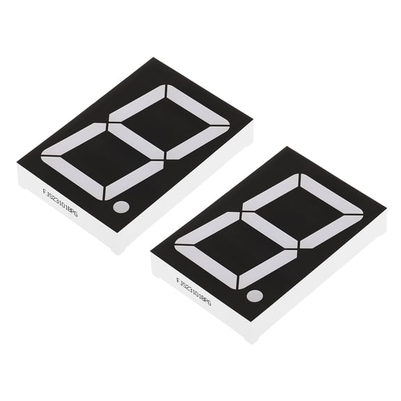 Uxcell Common Anode 7 Segment 10 Pin 1 Digit 9V LED Display Digital Tube Green 2 Pack