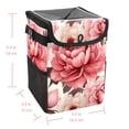 thumbnail image 5 of Peony Foldable Car Garbage Can with Lid - Leak-proof Mini Trash Can, Hanging Storage Bag for Auto, 5 of 6