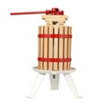 thumbnail image 1 of Manual Fruit Wine Press with Sturdy Wood Basket & Steel Legs - 6L/12L/18L Capacity Heavy Duty Juicer for Cider, Superior, Grape, Olive, Honey & Vegetable Juice - Ergonomic T-Handle, 1 of 6