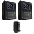 thumbnail image 1 of Core SWX Hypercore NEO 9 Mini 98Wh Lithium-Ion Battery, V-Mount (2-Pack) Bundle with Core SWX GPM-X2S Travel Battery Charger (V-Mount), 1 of 10