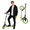 Green, variant on Wheelive Kick Scooter for Ages 6+, Foldable 3-Level Adjustable Handlebar, 9-Inch Big Wheels, Max Load 220 lbs, Safe & Fun for Kids, Pink