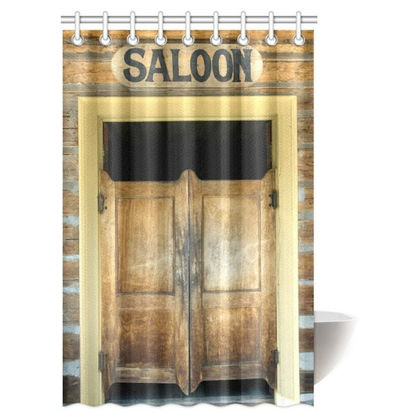Mypop Western Decor Shower Curtain, Western Themed Shower Curtains