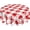 Red Pink White Love Heart Plaid, variant on Easter Checkered Tablecloth Round 70 Inch Colorful Buffalo Plaid Table Cloth,Stain Resistance Polyester Spring Holiday Table Covers for Kitchen Dining,Small Tablecloth for Party Picnic
