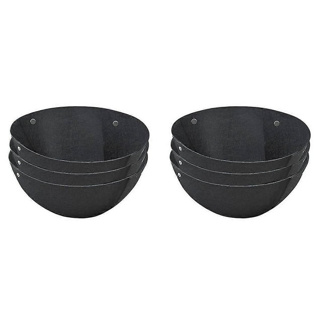 6PCS 14 Inch Round Hanging Basket Liners Fabric Hanging Plant Liners