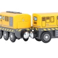 thumbnail image 4 of Battery Operated Action Locomotive Train Powerful Sound Lights Motorized Engines Trains for Kids Boys Girls Yellow Traction Train, 4 of 4