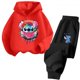 thumbnail image 3 of Mono de camión con puntadas kawaii para niños de 3 a 14 años, ropa para niños y niñas, sudadera deportiva informal de calle, 3 of 5