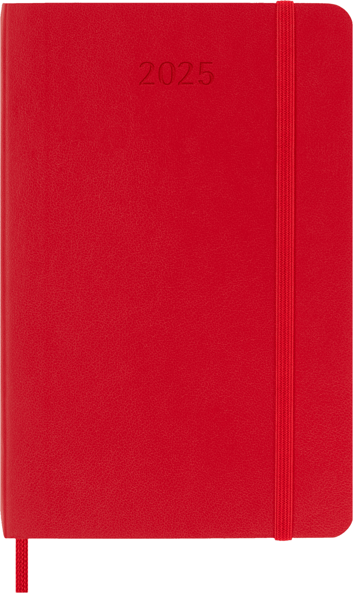 Moleskine Classic 12 Month 2025 Weekly Planner, Soft Cover, Pocket (3.5" x 5.5"), Scarlet Red, 144 Pages