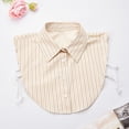 thumbnail image 4 of Faux Collier pour Femmes Rayé Blanc Pointu Collier Détachable Accessoire Décoratif 1 Pce, 4 of 4