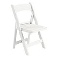 thumbnail image 3 of Techni Home 4-Pack White Resin Folding Chairs with Padded Seat, Indoor Outdoor Heavy-Duty Event Seating, 3 of 20