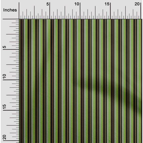 oneOone Rayon Light Green Fabric Stripes Craft Projects Decor Fabric Printed By The Yard 56 Inch Wide