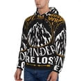 thumbnail image 3 of Lsque Not All Those Who Wander Are Lost 1 Pattern Casual Men's Hoodie,Hooded Sweatshirt with Kangaroo Pocket,Pullover Hoodie-Large, 3 of 7
