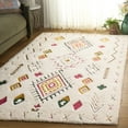 thumbnail image 2 of SAFAVIEH Casablanca Giles Southwestern Area Rug, Ivory/Pink, 6' x 9', 2 of 10