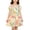 Multicolor, variant on Summer Floral Dresses Girls Kids Puff Sleeve Cute Vacation Dress Square Neck Cotton Ruffle Sundress Pink, 5 Years