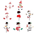 thumbnail image 4 of Bewildely Calcomanía para puerta de nevera de estilo de dibujos animados con temática de Navidad de Hotel, decoración impermeable para interiores y Kits de decoración para fiestas CT033, 4 of 6