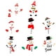 thumbnail image 3 of Inteprter Calcomanía para nevera de estilo de dibujos animados de Navidad para el hogar, calcomanía para puerta de sala de estar, decoración ABS Kits de decoración para fiestas CT033 Inteprter HA070323-08, 3 of 6