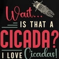 thumbnail image 3 of CafePress - Cicadas Wait Is That A Cicada Entomologist Insects - Women's Long Sleeve Dark Pajamas, 3 of 7