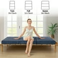 thumbnail image 2 of MAXYOYO 6 inch Folding Corduroy Mattress, Tri Fold Floor Mattress thick with Washable Cover,Foldable in Three,Space-Saving for Guest (Blue, Twin), 2 of 7