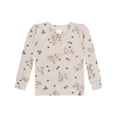 thumbnail image 2 of Modern Moments by Gerber Toddler Girl Henley Pajama Set, 2-Piece, Sizes, 12 Months - 5T, 2 of 8