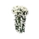 thumbnail image 2 of Fiudx Guirnalda de Violetas Artificiales, Decoración Floral de Seda, Elegante Planta Colgante, Fondo para Bodas, Decoración de Hogar y Oficina, Juego de 2, Tallos de 80 Cm de Largo, 220 Flores Cada U, 2 of 2