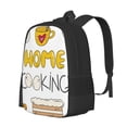 thumbnail image 1 of Fotbe Home Cooking Mochila para Hombre y Mujer - Tela Oxford 600D Resistente - Mochila Impermeable de Gran Capacidad para Escuela, Viajes y Senderismo, 1 of 6